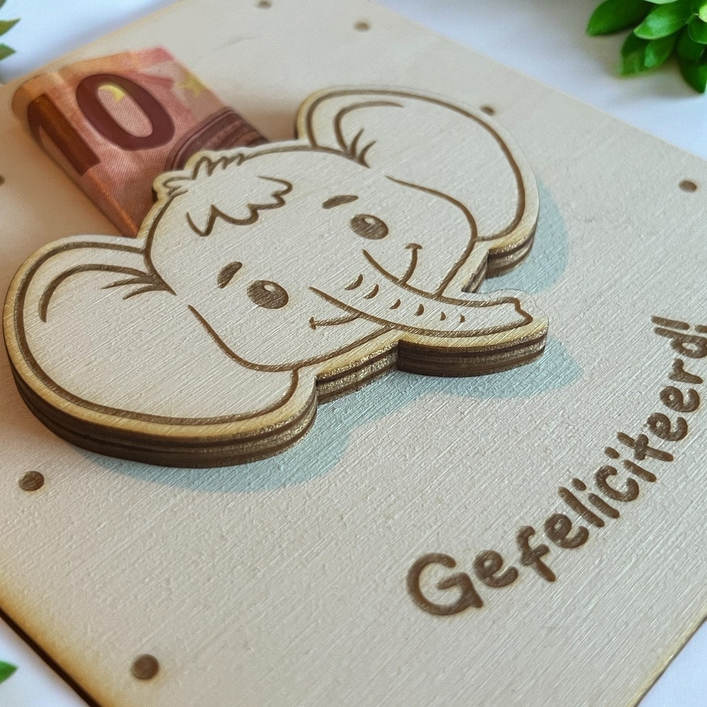 Cadeaukaart olifantje